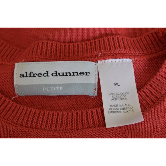 Vintage 80s Pullover Salmon Knit Top | size PL - Picture 8 of 10